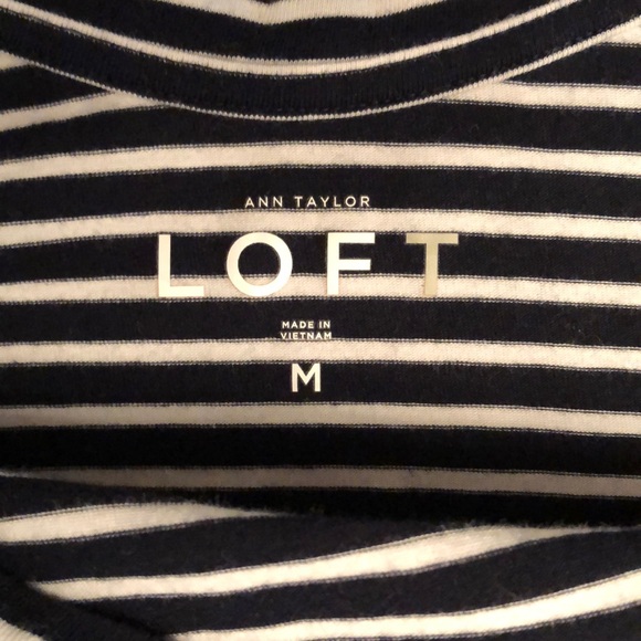 LOFT Ballet top Navy and white stripe - Picture 5 of 5